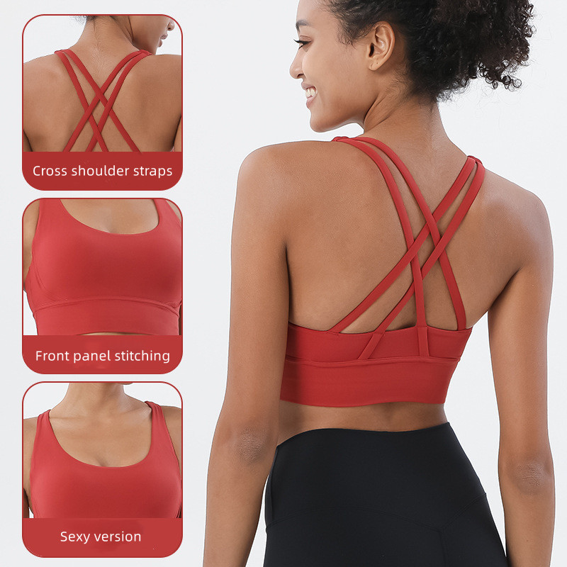 New Cross Back Nylon Yoga Top  - огляд і ціна Quick Dry Underwear
